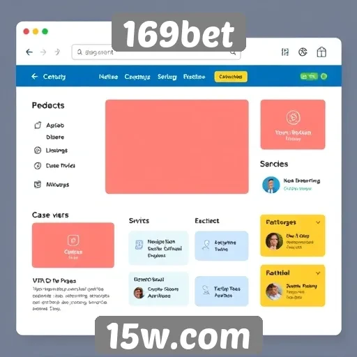 Análise da interface do usuário do site 169bet